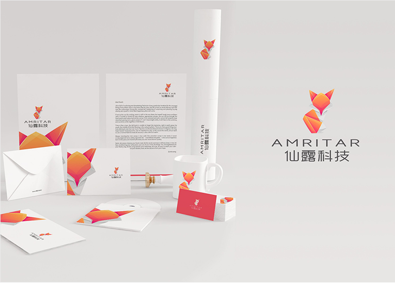 仙露科技設計品牌標志和APP交互及界面設計