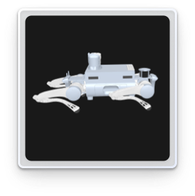 數(shù)字孿生UI展示：機(jī)器狗行走姿態(tài)3D模型與實(shí)時(shí)數(shù)據(jù)同步